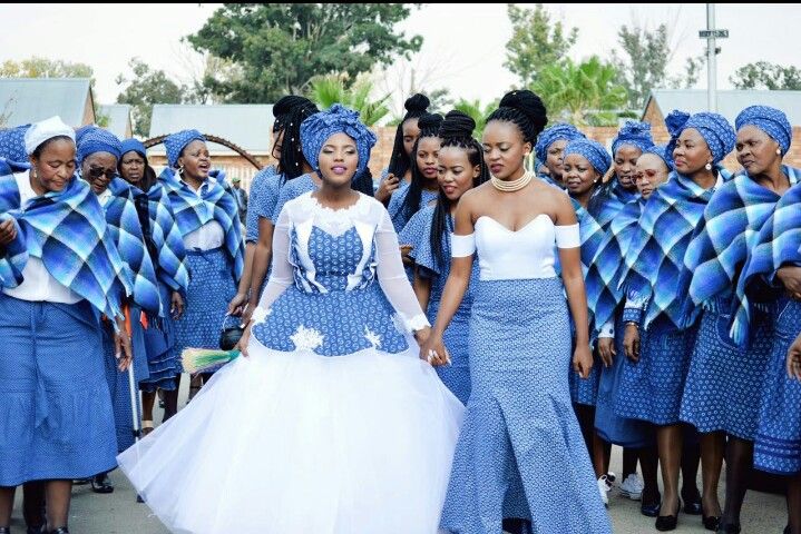 Setswana Traditional Wedding Dress and Attire